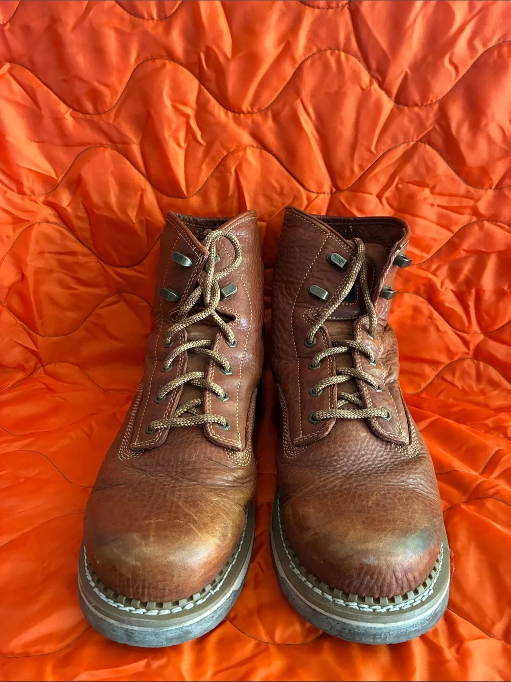 Pre-owned Georgia AMP LT waterproof work boots
